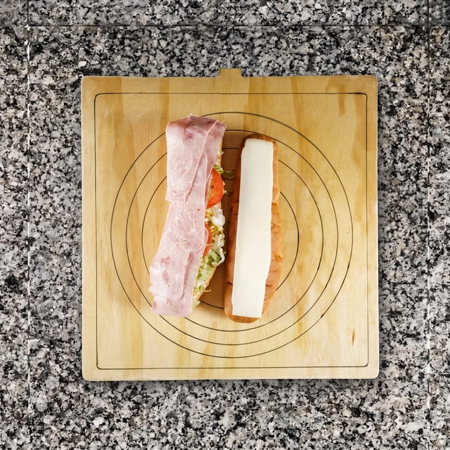 Ham & Cheese Sub.